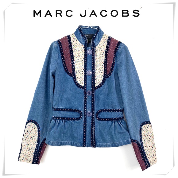Marc Jacobs Jackets & Blazers - Marc Jacobs Patchwork Denim Jacket